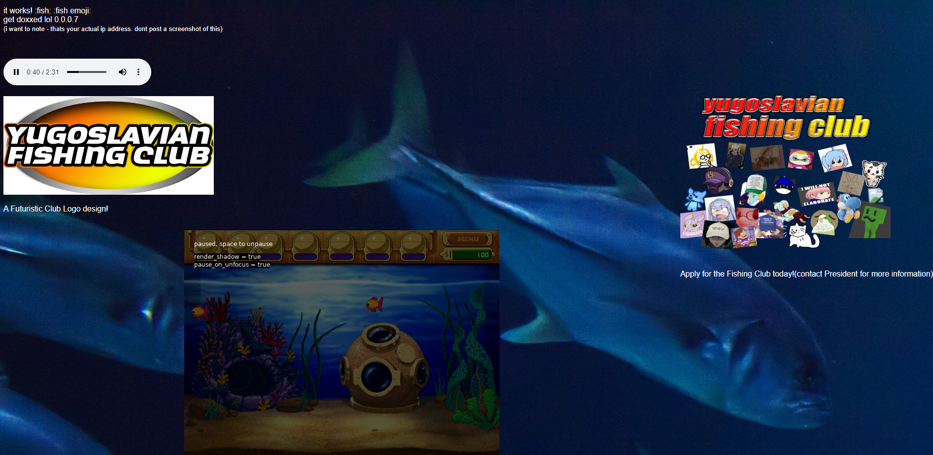 Steam Community :: Screenshot :: I Just Caught a Blobfish!!